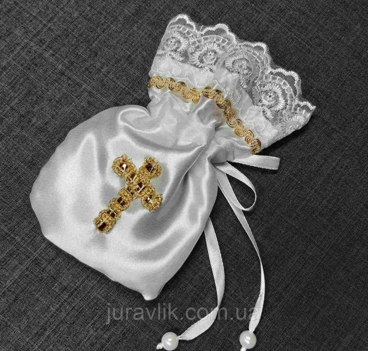 Хрестильна сорочка та мішечок