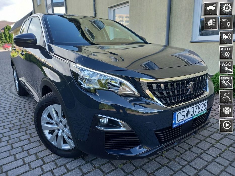 Peugeot 3008 Benzyna Automat Virtual Navi Kamera 100%Bezwypadkowy Serwisowany wASO