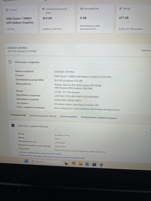 ASUS TUF Gaming A17 FA706QR-HX004