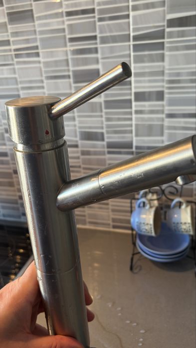 Torneira casa de banho aco escovado