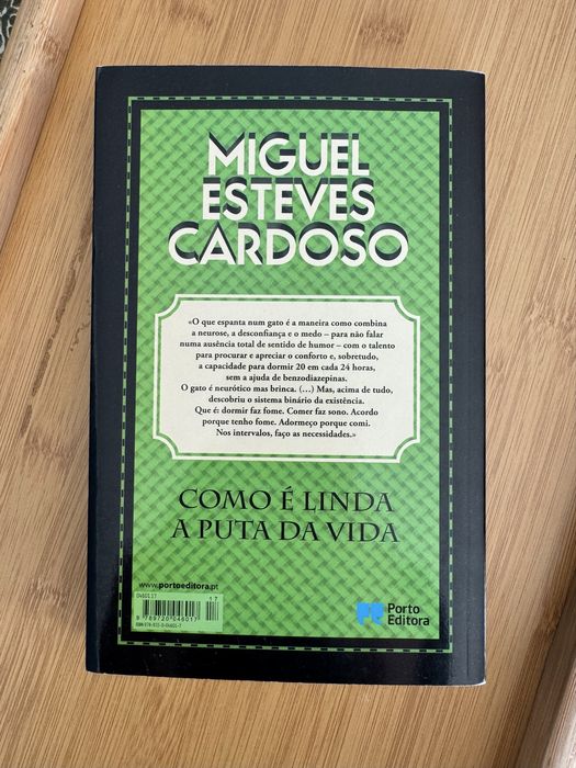 Livro Miguel Esteves Cardoso