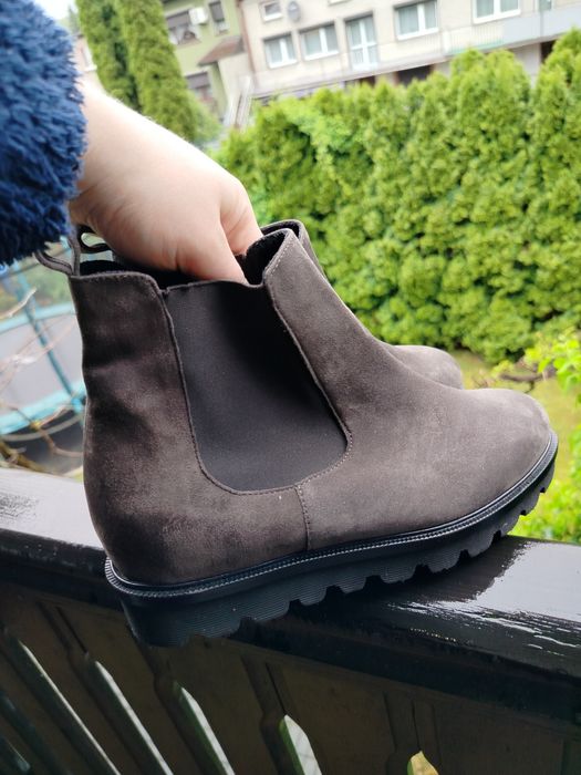 Nowe Półbuty Zamszowe Asra Clematis 38