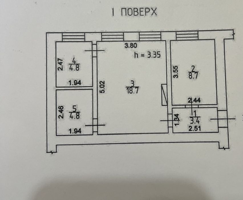 Продам квартиру в центре.