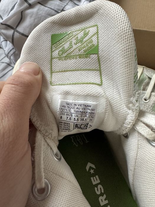 Высокие женские кеды оригинал Convers Run Star Nike с тканевым верхом