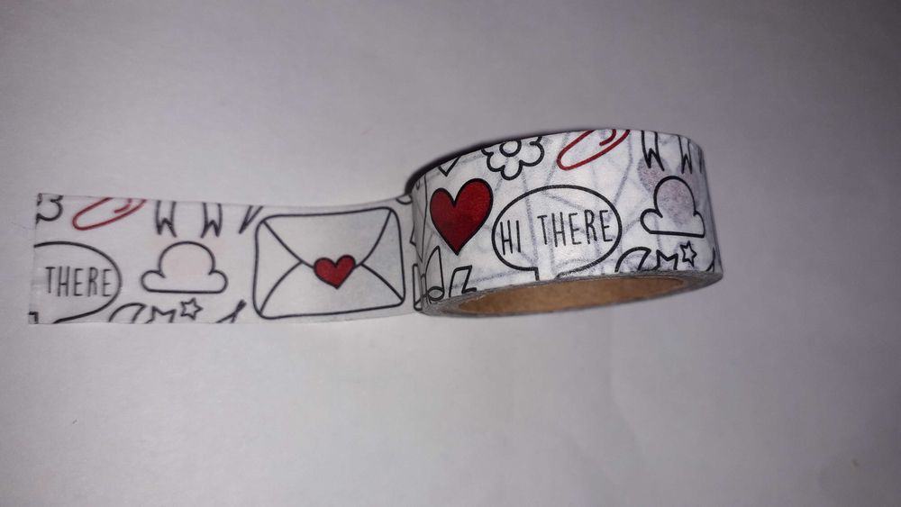 Taśma Washi Tape do dekoracji, plannerów, DIY, do listów