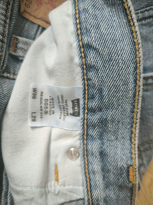 Kupione w USA męskie jeansy Levi's W 36 L 29