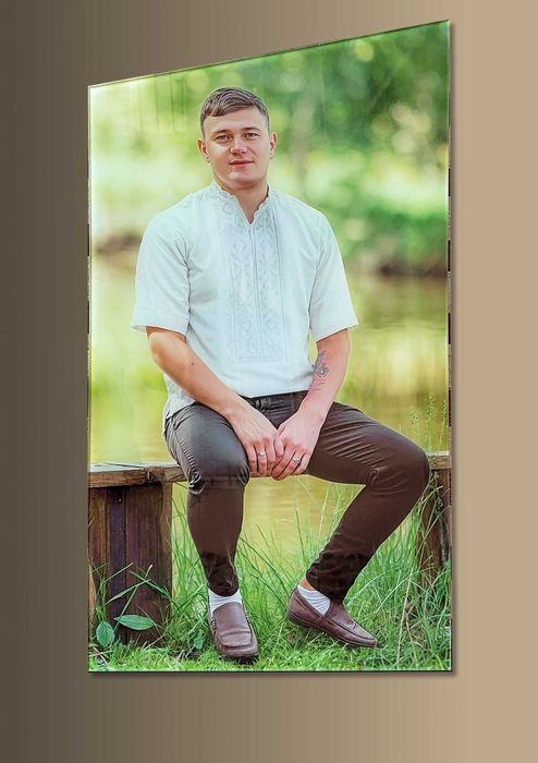 Табличка овали фотокераміка портрети фотоскло пам’ятник Керамограніт