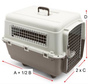 Savic Transporter dla Psa z Kółkami Feria Andes 4 51x67x44cm do 20kg N