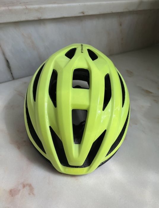 Capacete abus amarelo flurescente