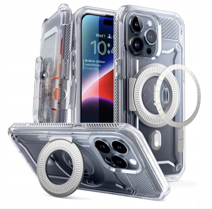 Etui SUPCASE UB Pro Mag Magsafe do Apple iPhone 15 Pro Przezroczysty