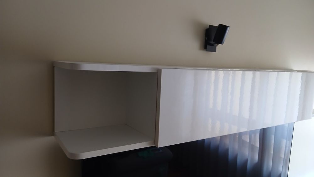 Movel TV - Lacado branco 160cm
