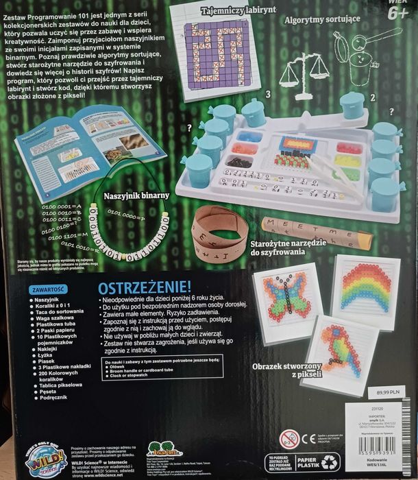 Promocja !! Zestaw Edukacyjny dla dzieci : PROGRAMOWANIE 101