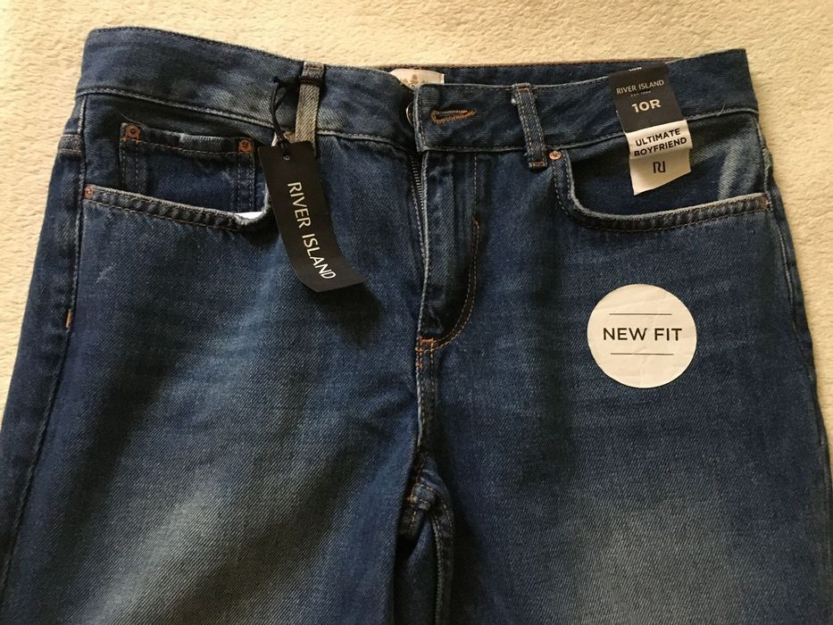 Jeansy River Island ultimate boyfriend M NOWE