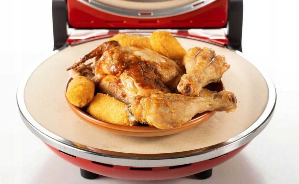 Piec Do Pizzy Ariete 909 Czerwony Metalowe Łopatki Nożyk Ebooki