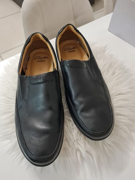 Półbuty skórzane męskie Clarks