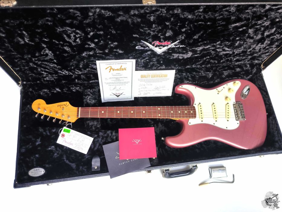 Fender® Custom Shop '60 Stratocaster '2012 Burgundy Mist w/case & docs