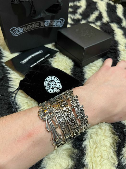 Браслет Хром Хартс Chrome Hearts Сuff Bracelet