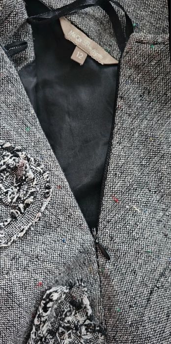 Maxi skirt asymetryczna flared sirenoffice vintage y2k retro wool
