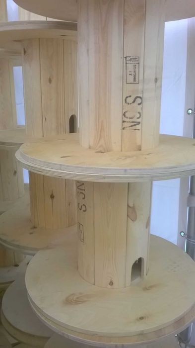 Szpule plastikowe, drewniane bębny kablowe, szpule sklejkowe, szpule