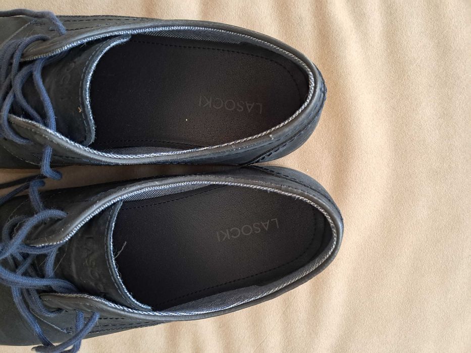 Buty wyjsciowe, skórzane, męskie, Lasocki r. 40