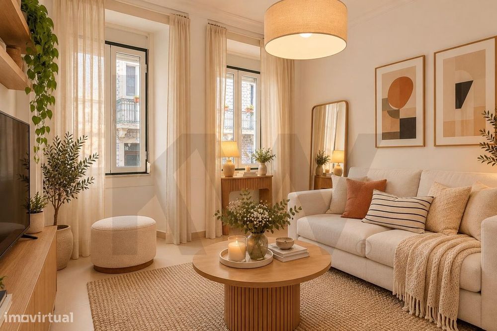 Apartamento T2 à Venda no Beato, Lisboa | Luminosidade e Potencial de