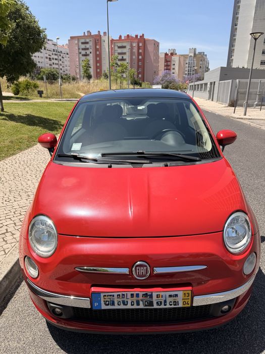 Fiat 500 1.2 Lounge Automático | 86.880 km | Teto Panorâmico | Câmara Traseira