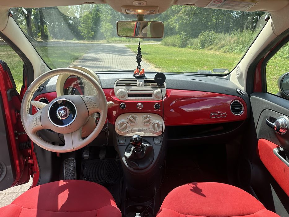 Fiat 500 1.2benzyna – zadbany, ładny, klimatyzacja Idealny samochód miejski