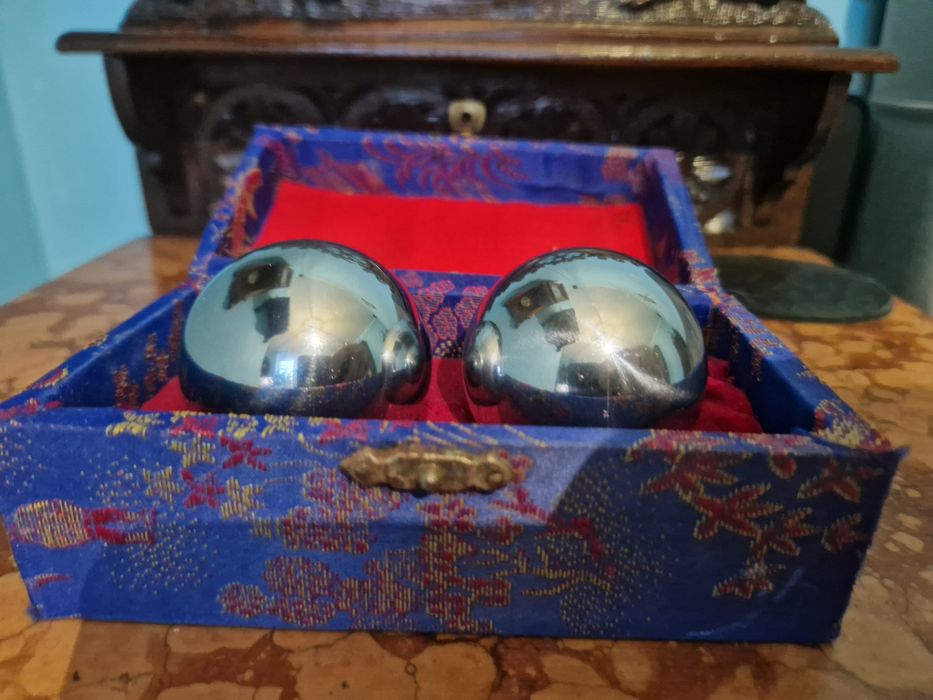 Chromowane Kule zdrowia Qigong