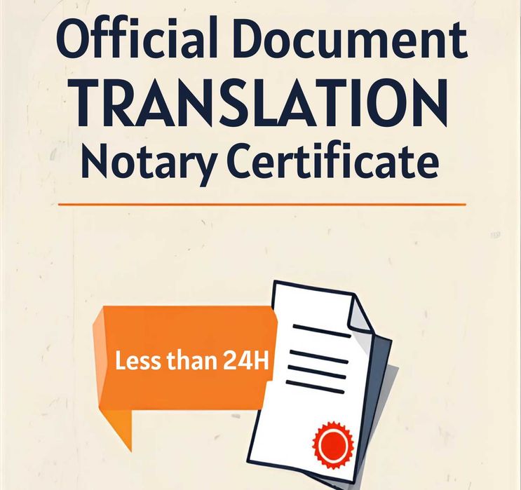 Official Translation with Notary Certificate