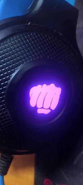 Słuchawki FURY WARHAWK z mikrofonem podświetlane