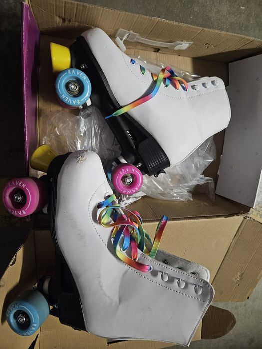 Wrotki Raven regulowane Iris White  39-42