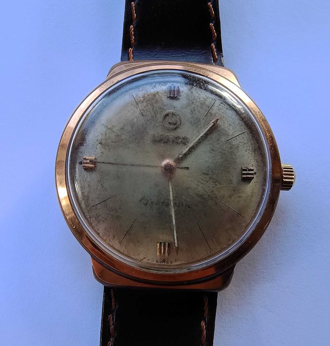 Relógio Vintage Lanco Ouro