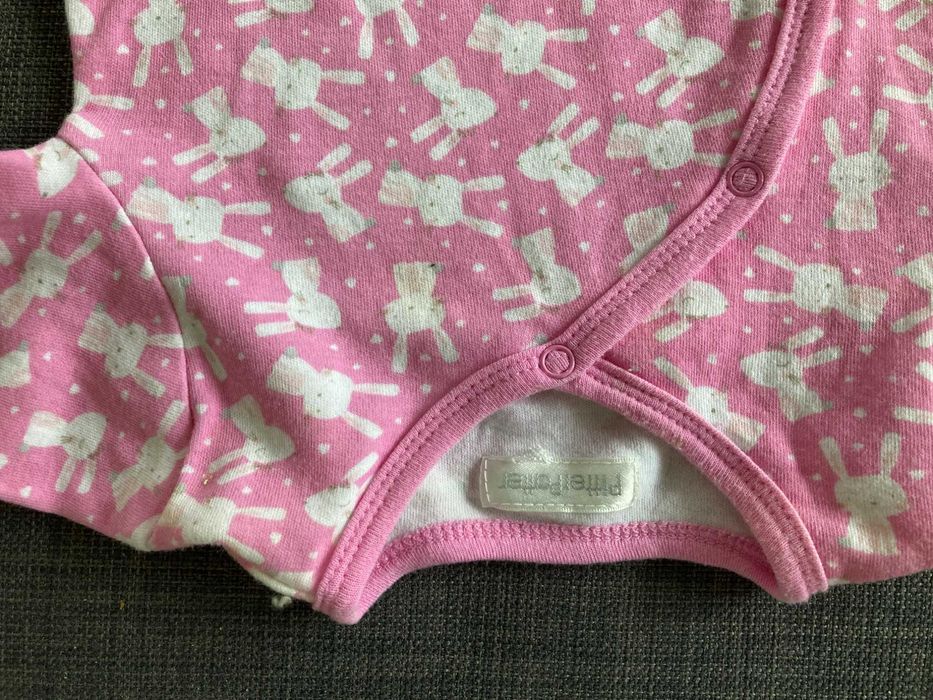 Pajacyk, śliniak oraz skarpetki, 0-3 miesiace