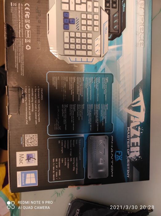 Teclado + Rato usado para jogos64750654631555124