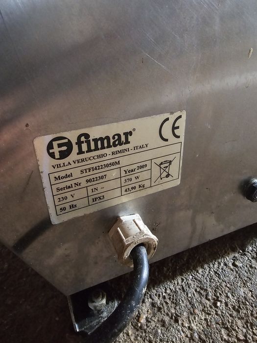 Máquina de estender massa de pizza profissional  Fimar