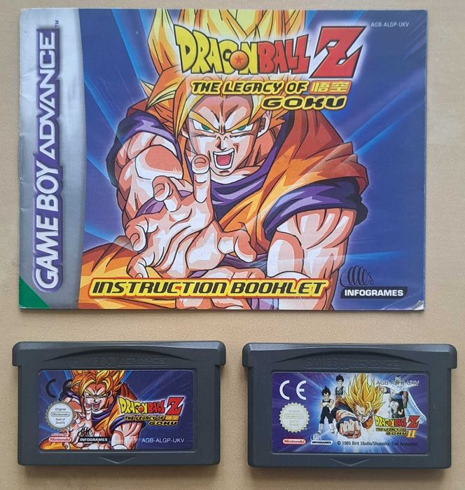 Pack Dragon Ball Z: Legacy of Goku I (c/ Manual) + Legacy of Goku II - GBA