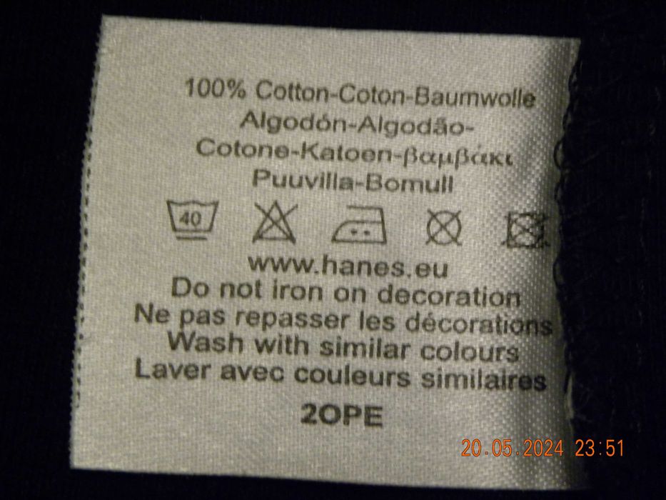 Koszulka polo Hanes; rozmiar S/134-140 cm