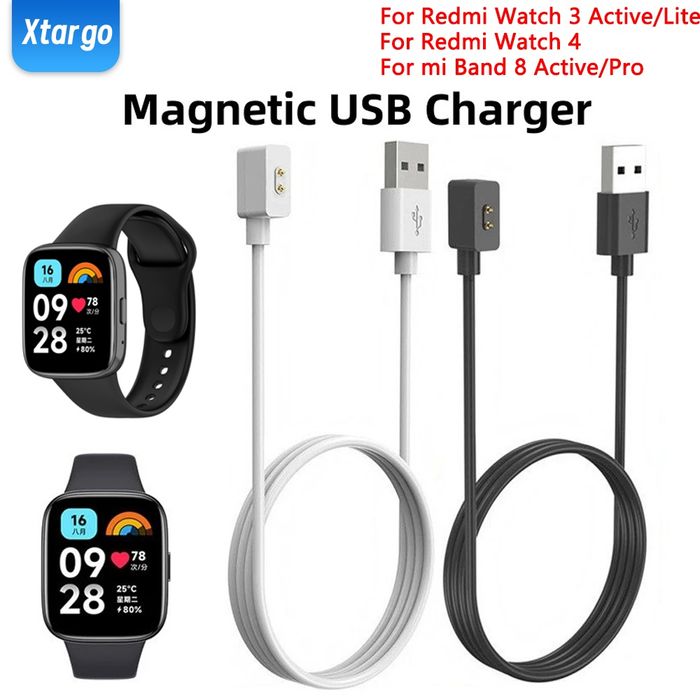 Кабель зарядный Redmi Watch 5 Active 4 2 3 Active Mi band 8 USB кабель