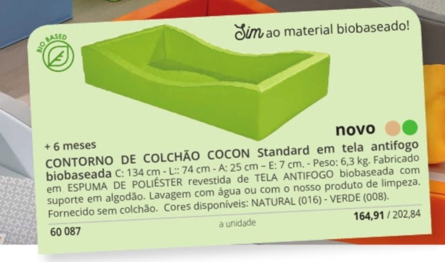 Cama Montessori verde c/colchão