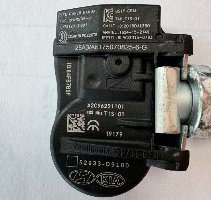 4x Czujniki ciśnienia TPMS oryginalne HYUNDAI KIA OE 52933 D9100