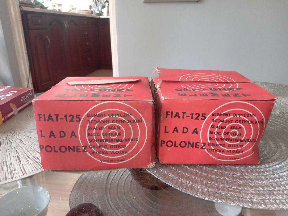 Lampy reflektory przód Fiat 125p,Łada ,Polonez NOWE-PRL