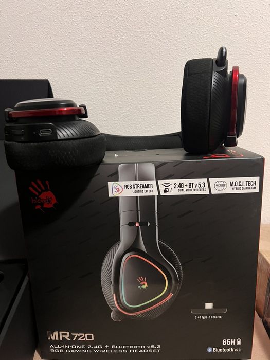 Гарнітура ігрова A4 Tech MR710 Bloody (Black)