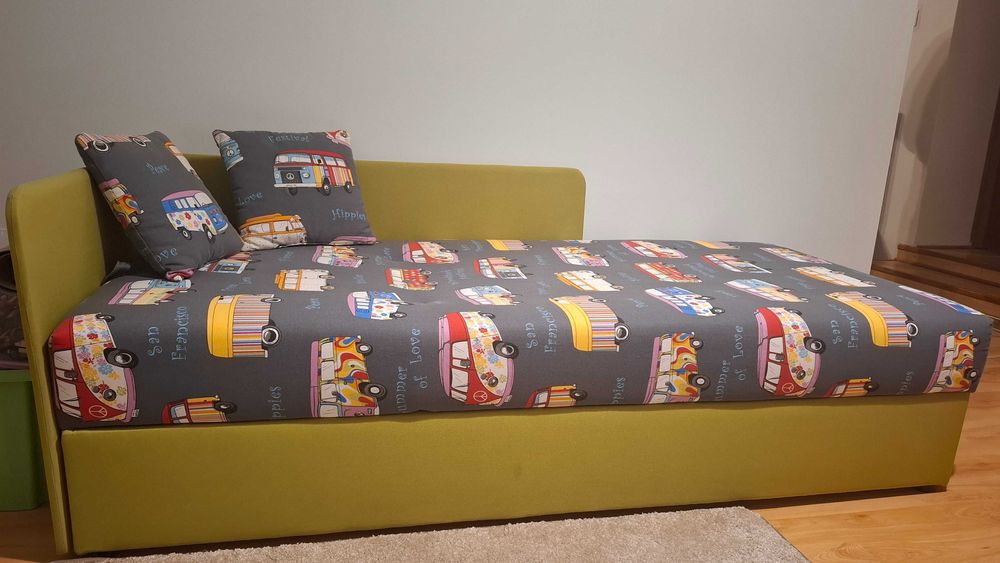 Tapczan KAJTEK z pojemnikiem LIBRO 80x180