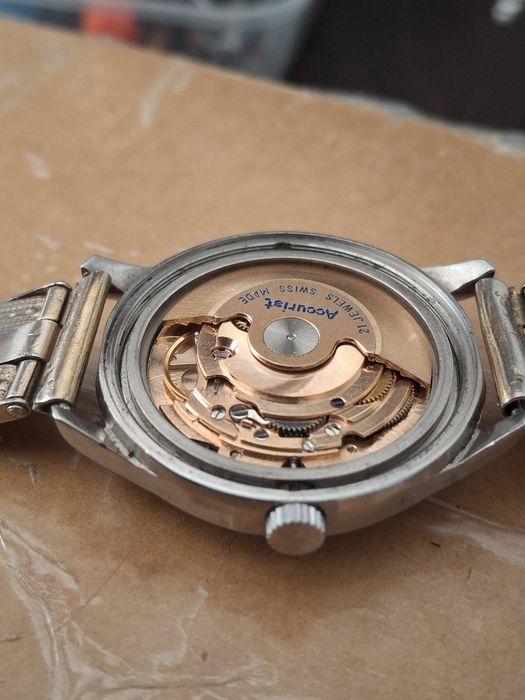 Vintage Suíço Accurist Automatico 21 Jewels para homem 1960/70's  2