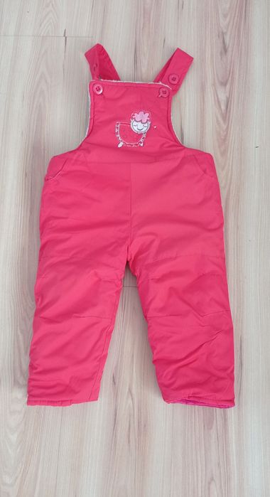 Spodnie zimowe dla dziewczynki r. 80/86 stan super
