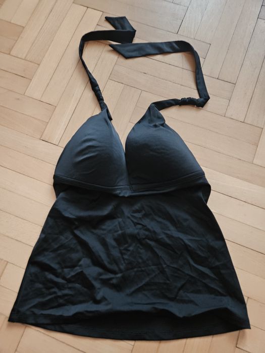 Tankini czarne, górna część stroju