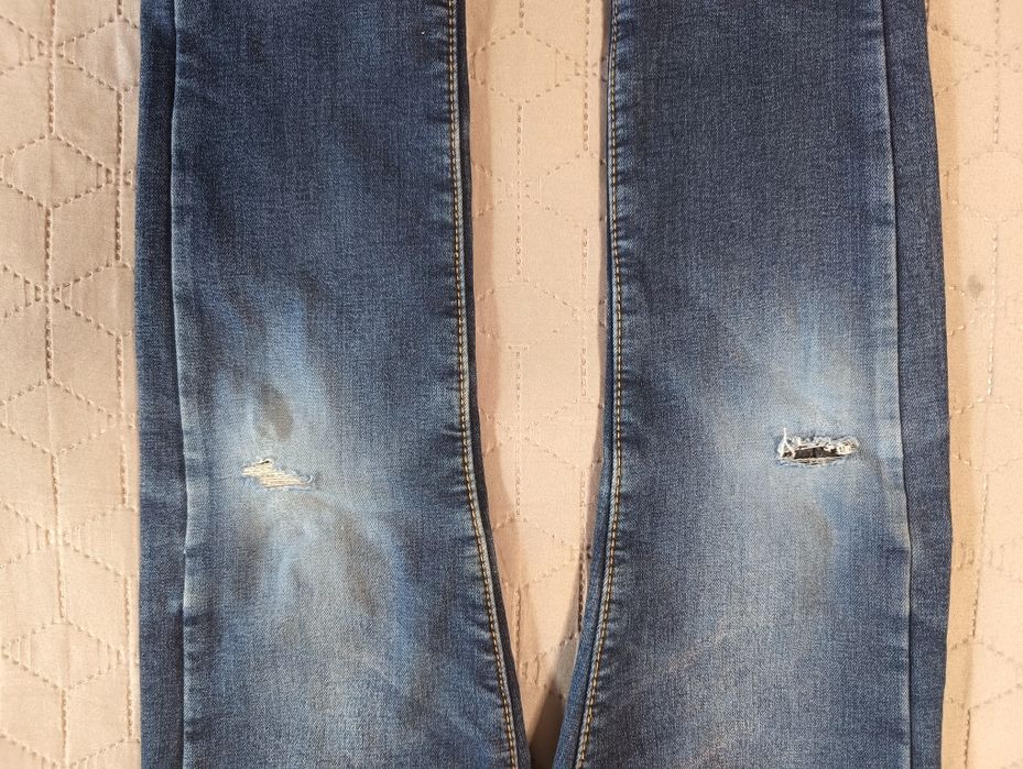 Дитячі джинси на флісі. Утеплені джинси на 5-6 років, зріст 116-122 см