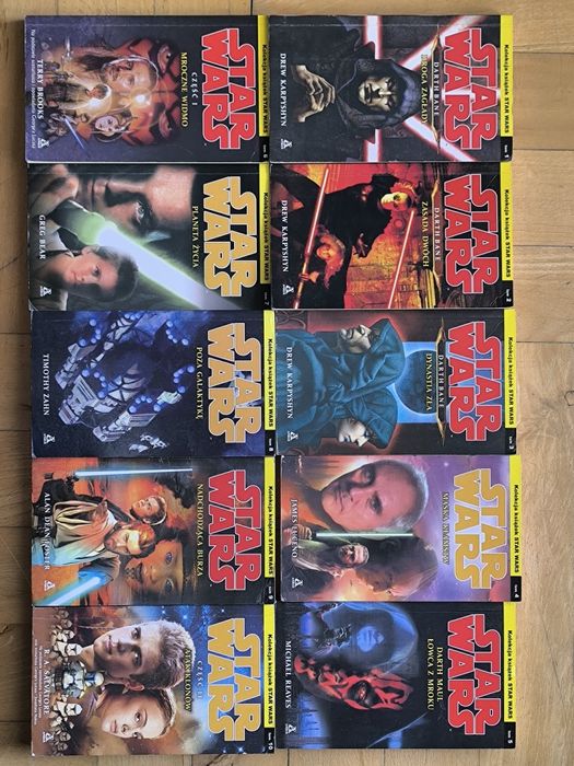 Star Wars kolekcja 10 tomów komplet