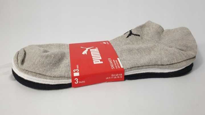 Puma Skarpetki soft cotton flat toe seam wielokolorowy rozmiar 43-46
