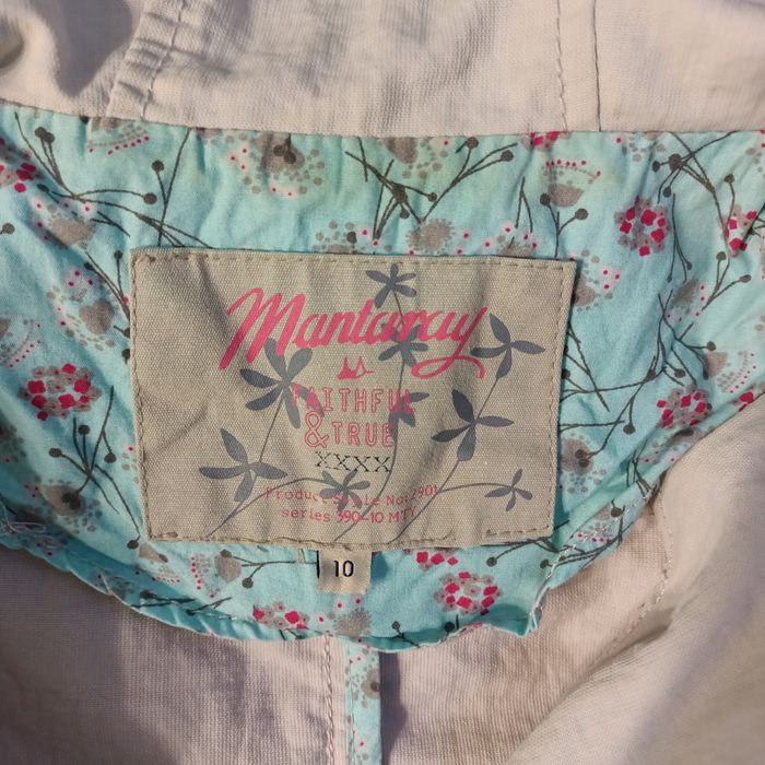 S/M Mantaray parka przeciwdeszczowa kurtka przejściowa wiosenna Boho